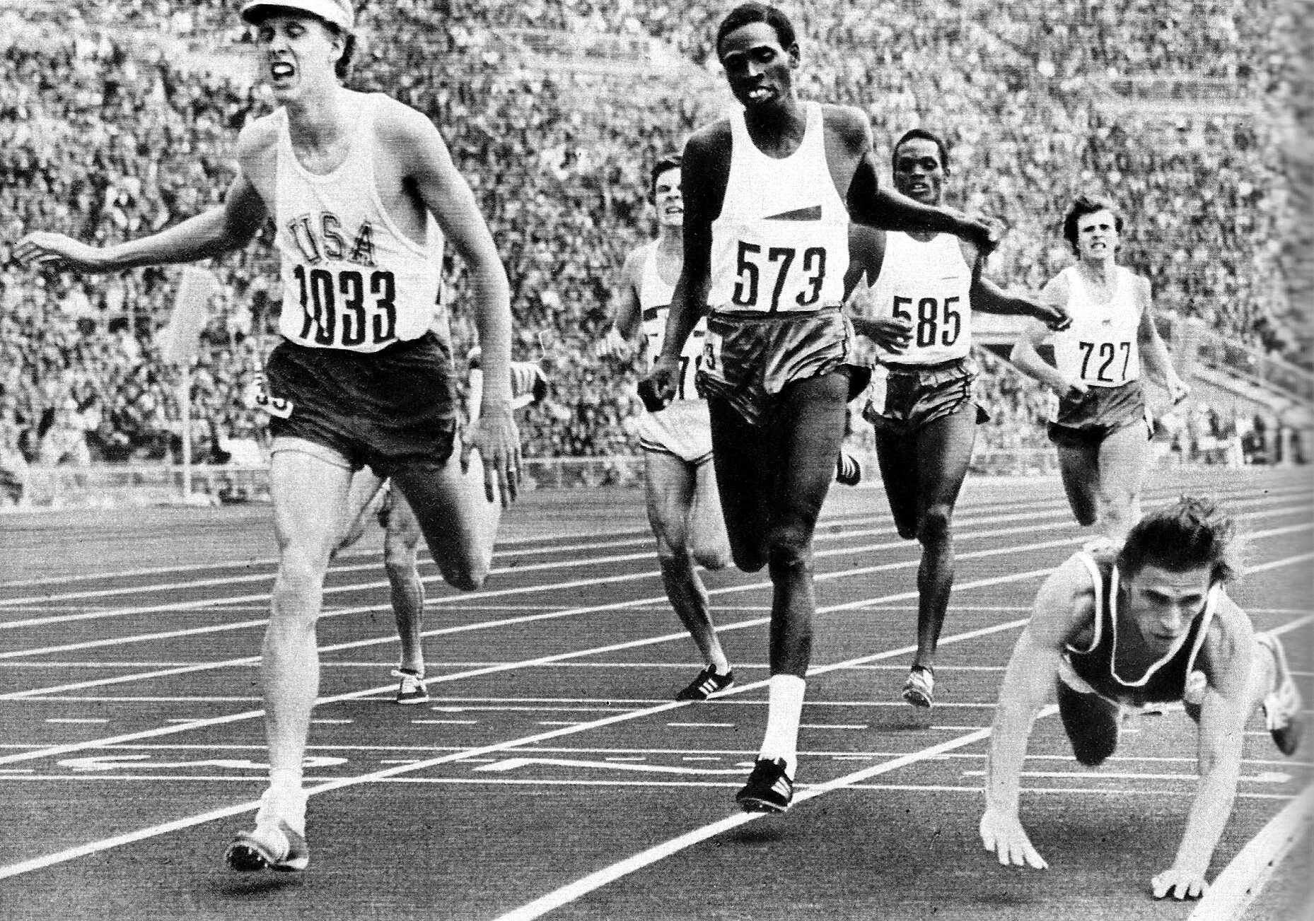 Первый олимпийский бегун. Чемпионат СССР по легкой атлетике 1979.