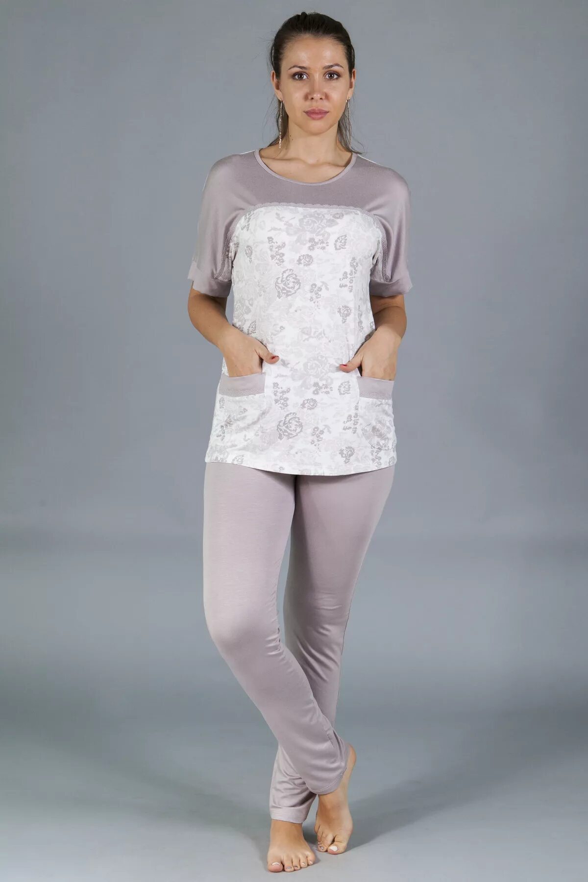 1. Oddis туника 9. Женский домашний костюм из вискозы с брюками. Тамбовский трикотаж женский. 450.