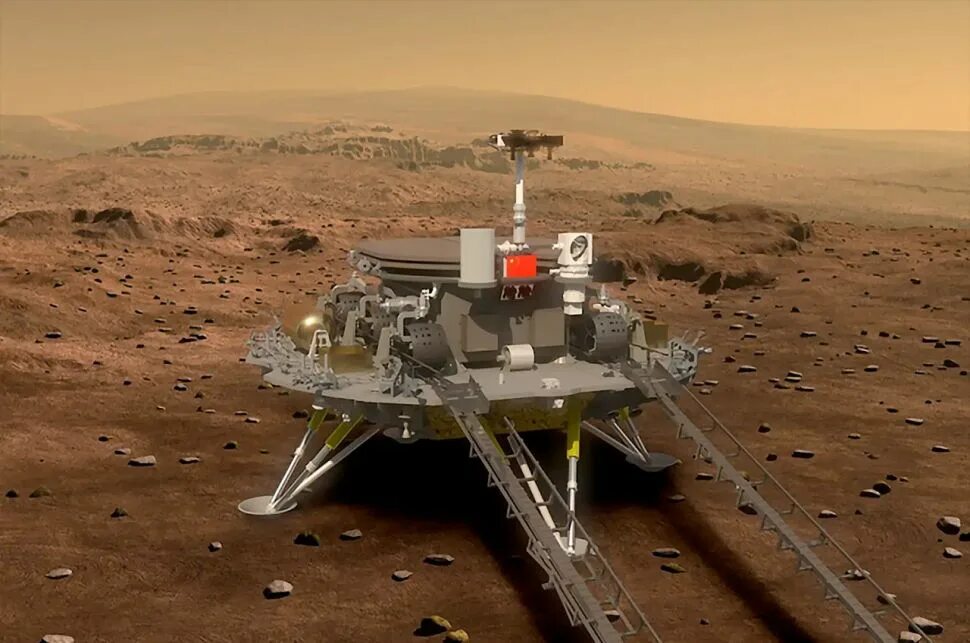 Первая космическая миссия. Zhurong марсоход. Китайский марсоход «Чжужун». Чжужун на Марсе. Первый китайский марсоход.