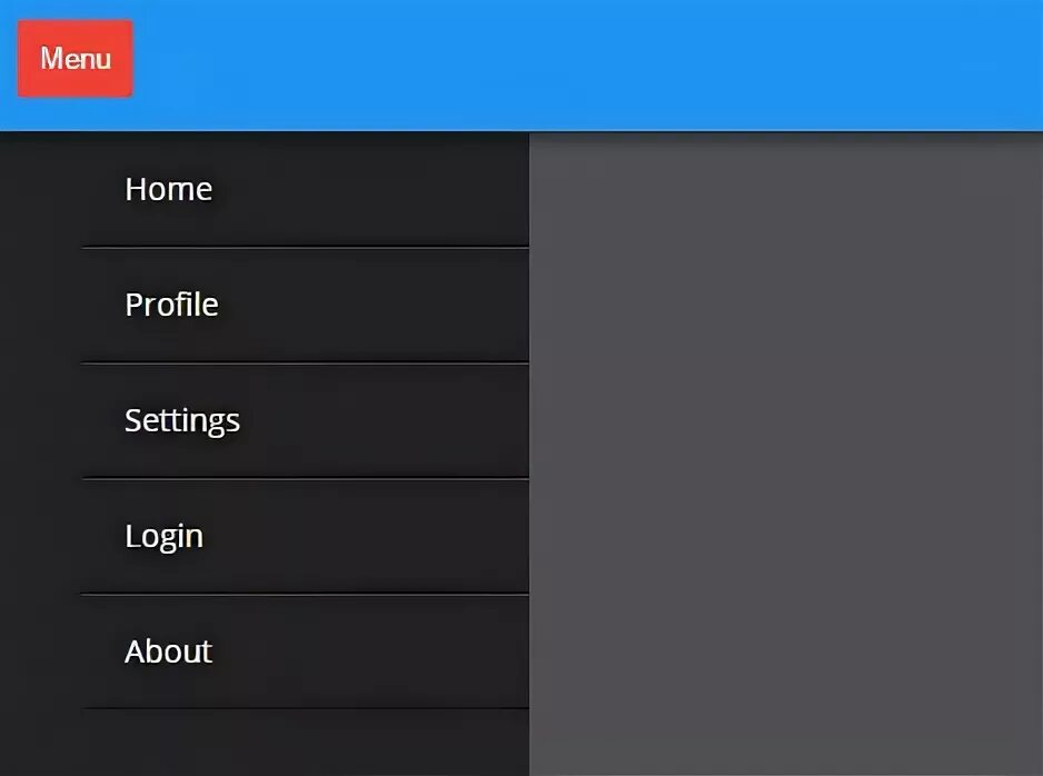 Sliding menu. Navigation menu js. side panel menu. fixed menu mobile js. sidebar menu.