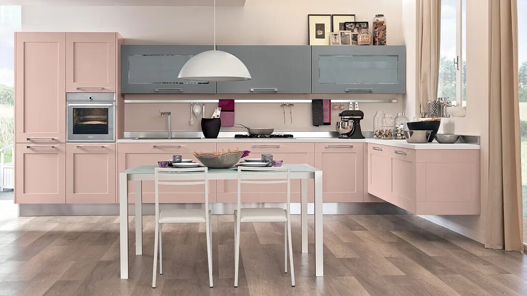 Pin by Lucinette martinez on Pink kitchen Chic kitchen decor, Retro kitchen, Chi