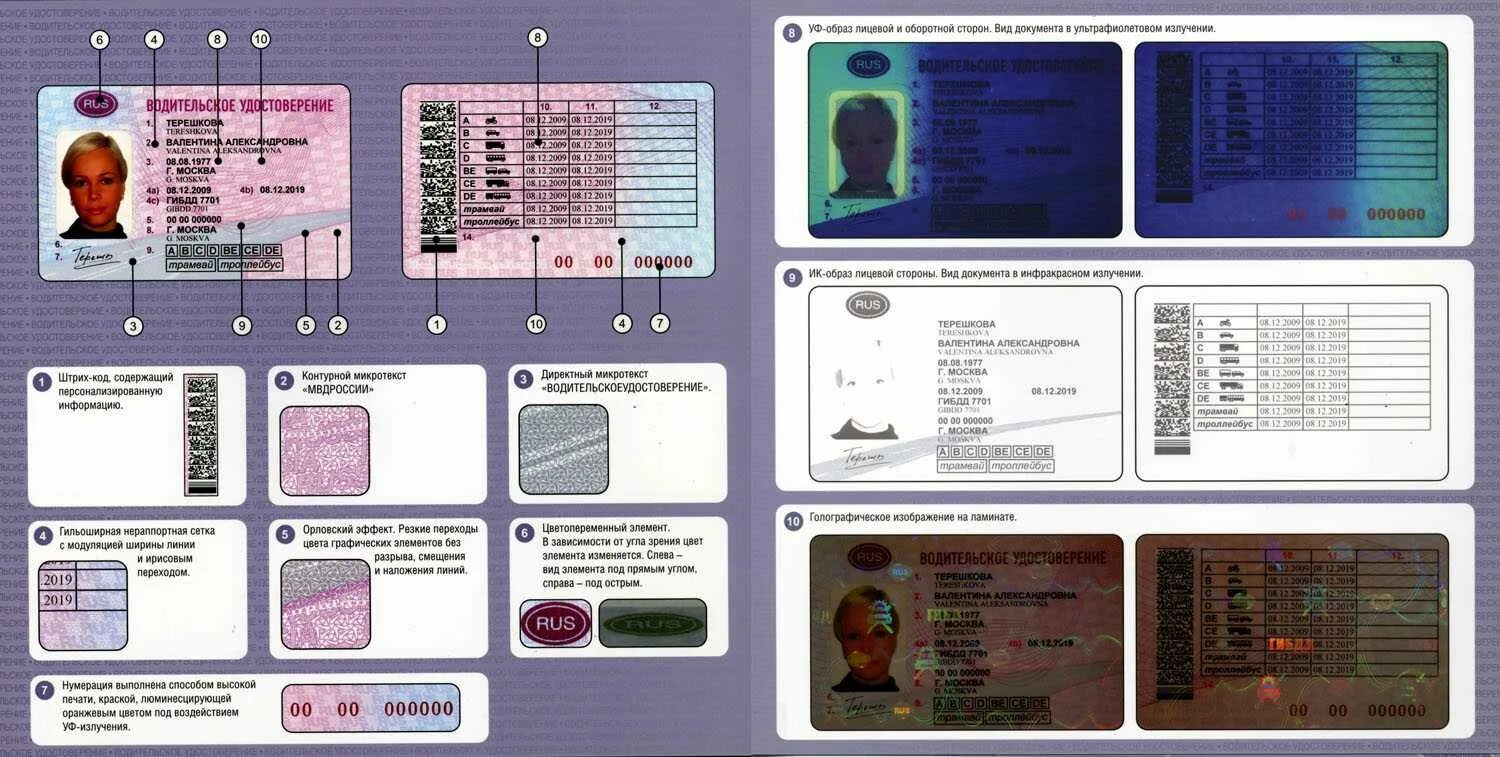 Расшифровка нового водительского удостоверения. Расшифровка категорий водительского удостоверения нового образца.