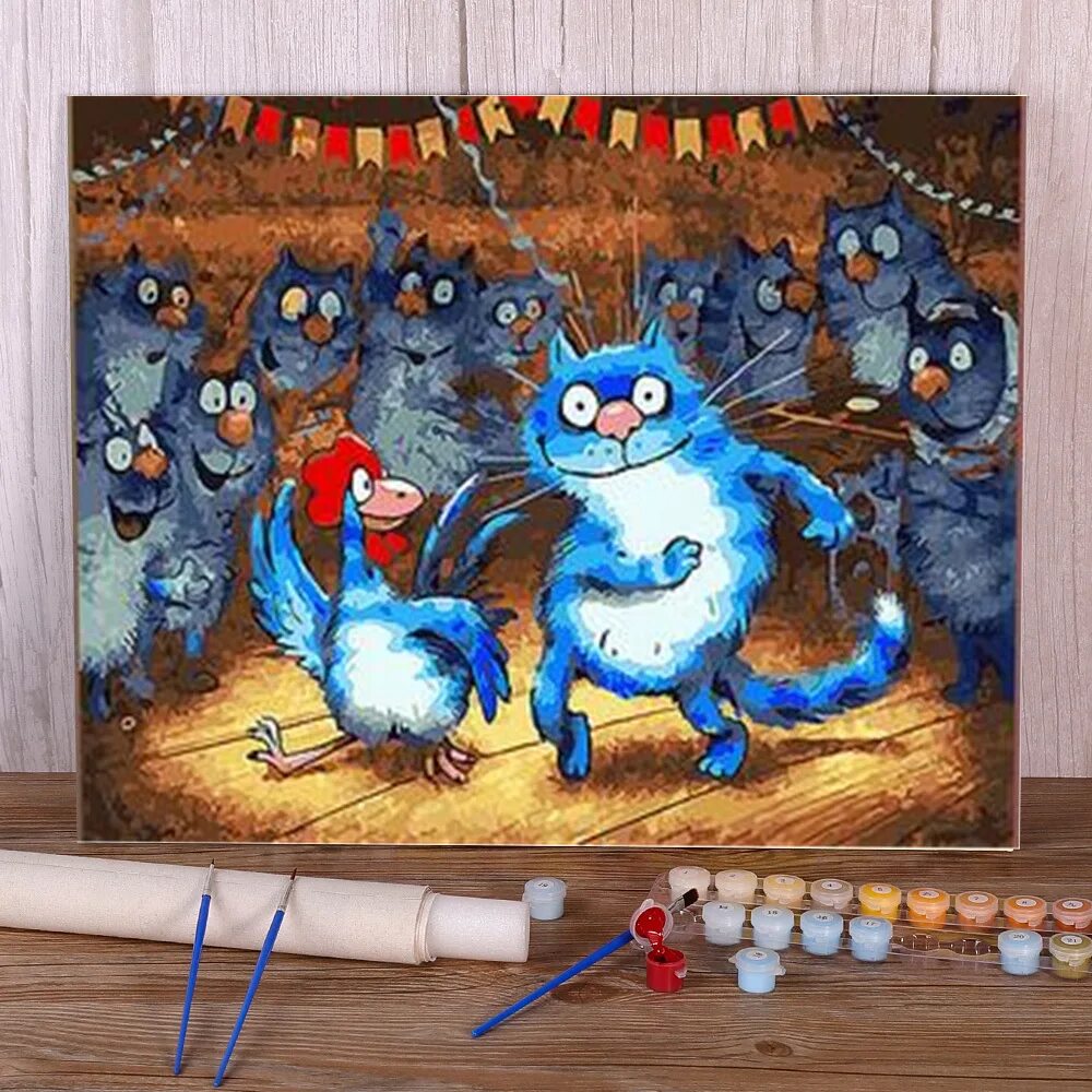 алмазная мозаика синие коты. ирина зенюк картины. алмазная вышивка синие коты. ирина зенюк вышивка. синие коты алмазная мозайка.