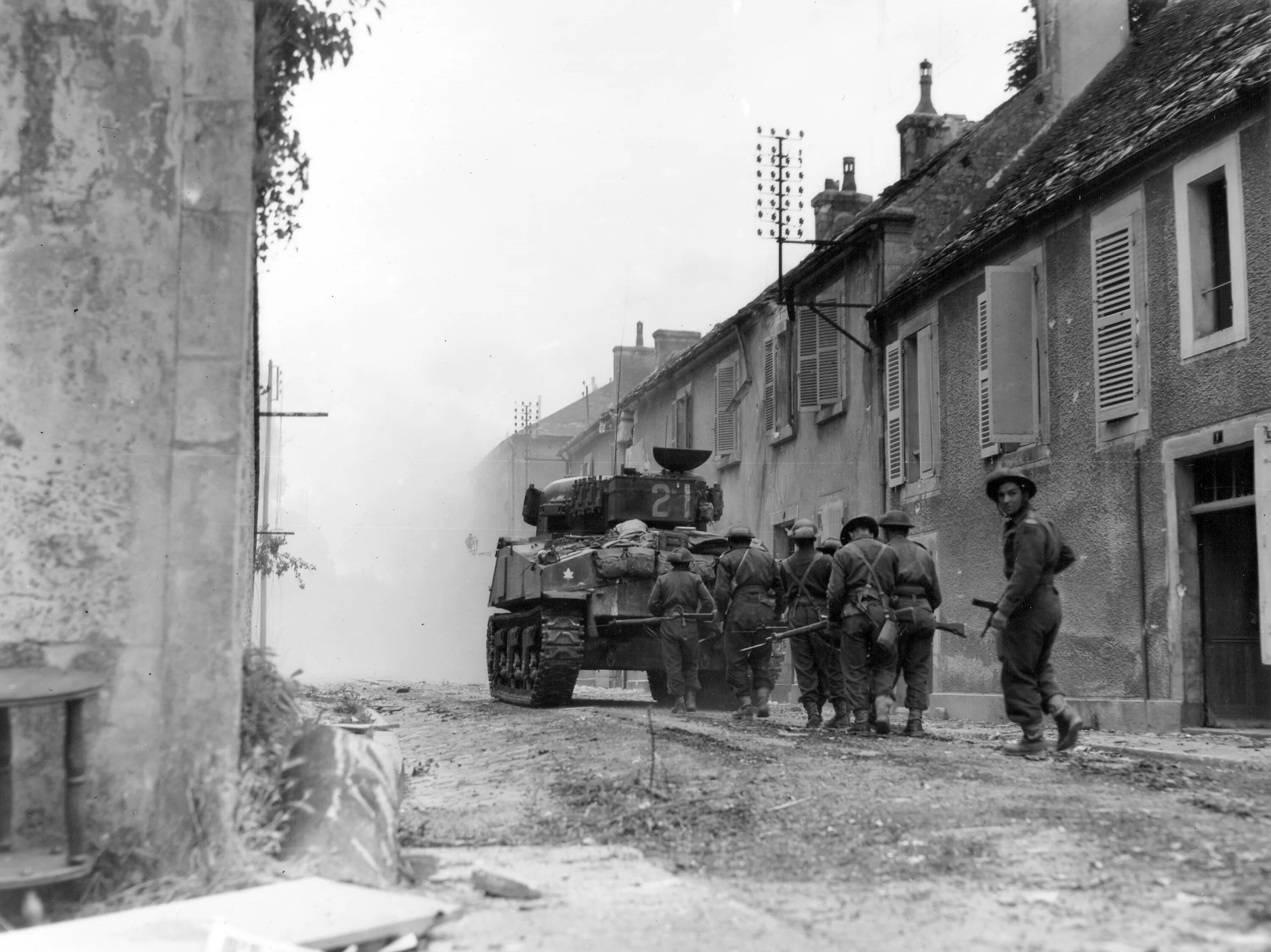 Фотографии второй мировой войны. Нормандия Фалезский котёл.