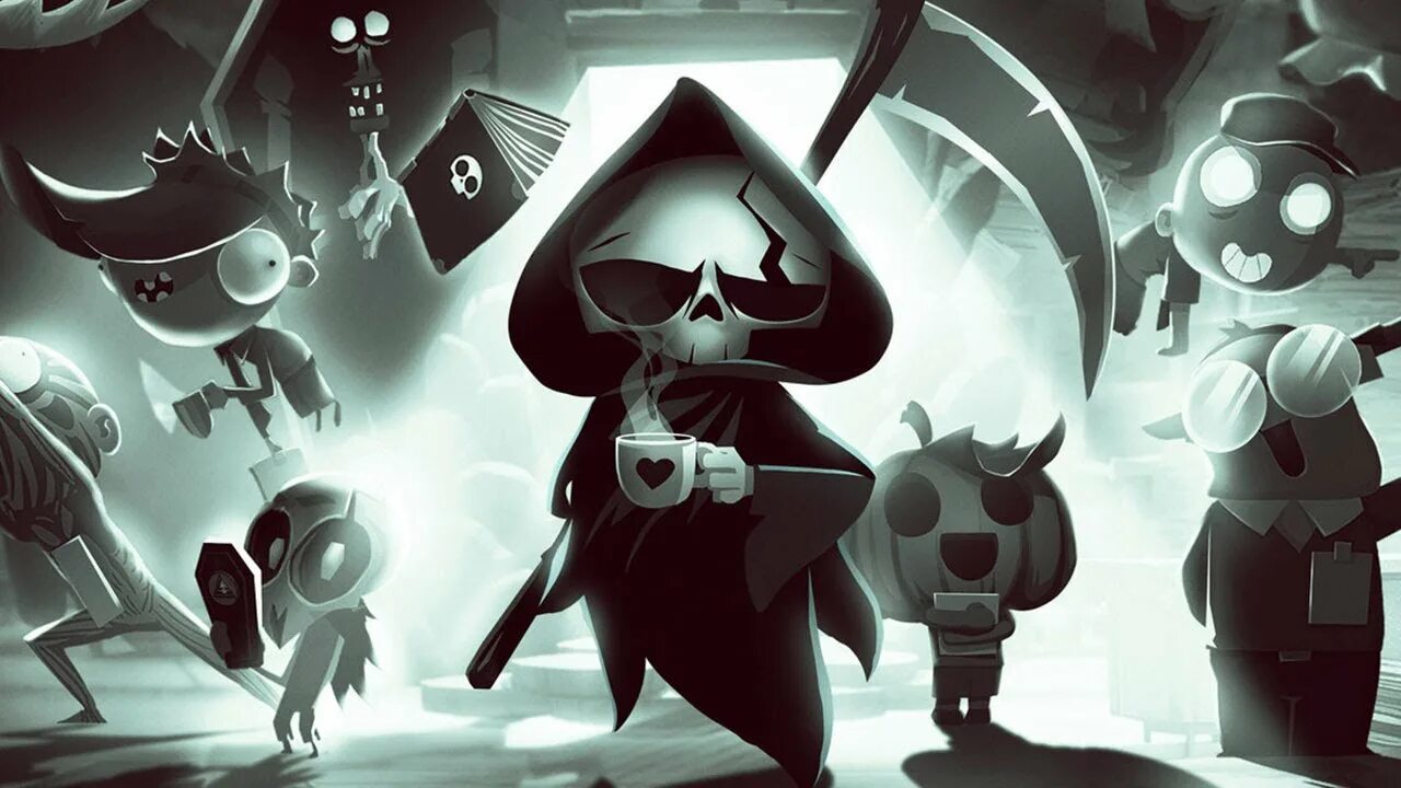 Игра со смертью 2025. Have a nice death. have a nice death (2025) постер игры. have a nice death game poster.