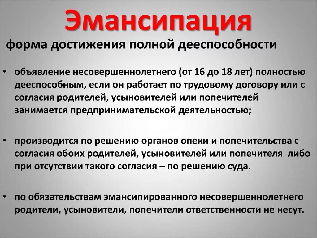 Значение имб. Эмансипация. НС эмо. Эмансипация это в обществознании. Эмансипация в России.