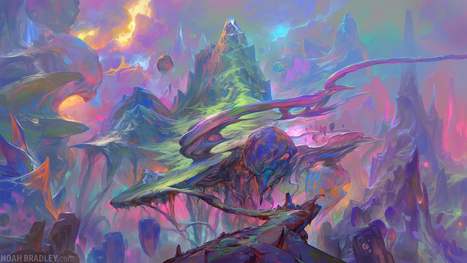 Arts manz. Ной Брэдли художник. Noah Bradley MTG.