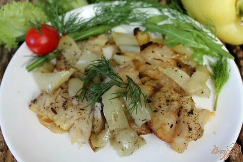 Монастырская кухня минтай с цветной капустой