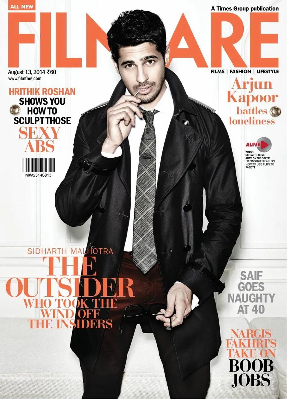 E magazine. Filmfare Magazine. Hrithik Roshan 2014. Filmfare Cover Hrithik. Синрвдж Малхотра.