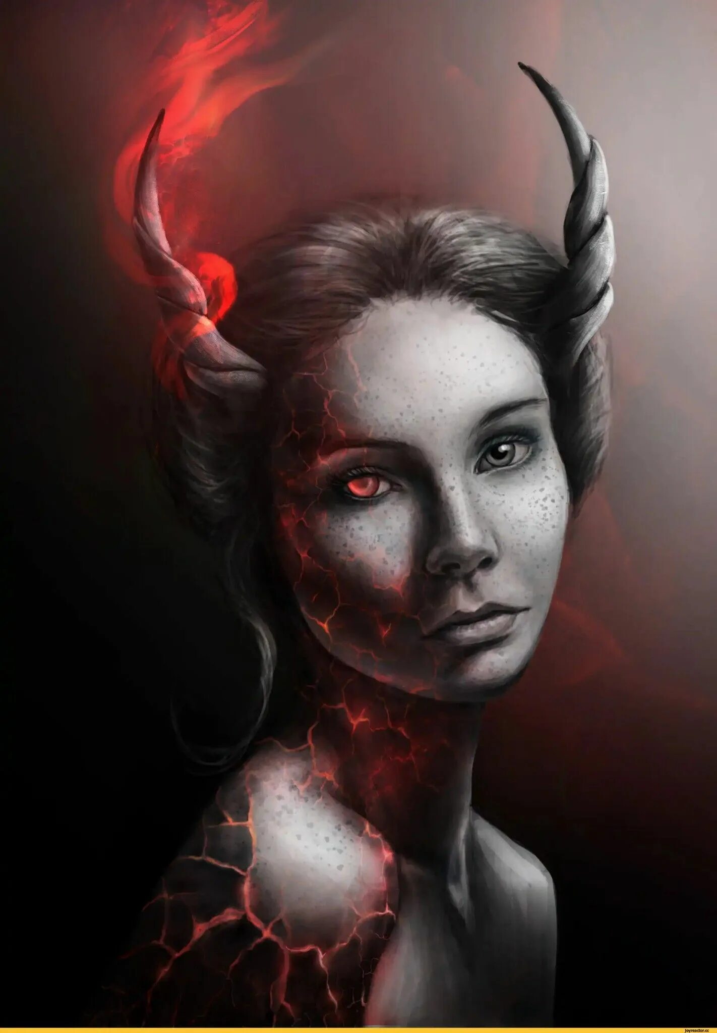 Необычная девушка арт. Демоница ада лилит. Тифлинг вампир. Демонесса тифлинг. Диабло 3 дракон.
