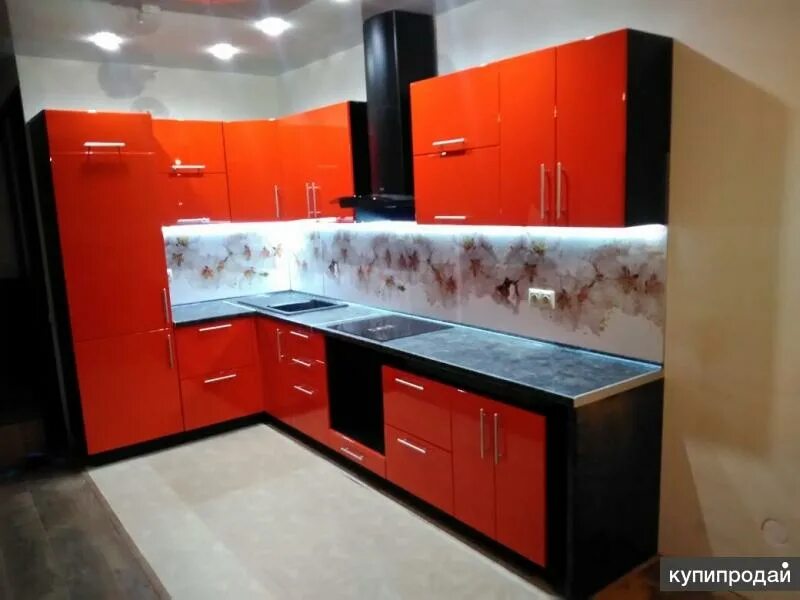 Купить Модульная кухня "Струна" по цене product_price руб в Новосибирске в интер