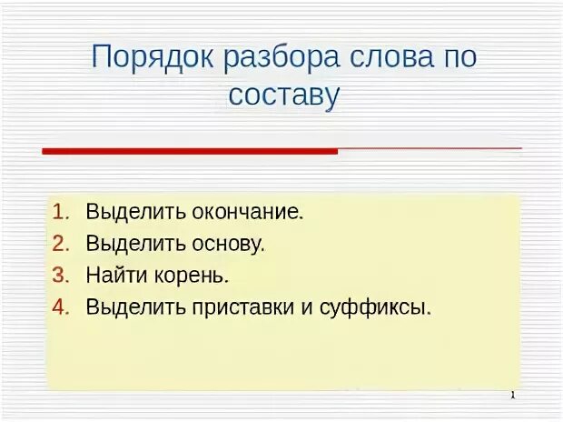 Приказ разбор слова 3