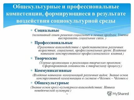 Профессиональные разновидности примеры
