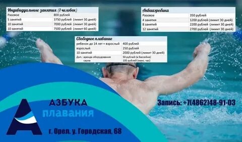 Азбука плавания