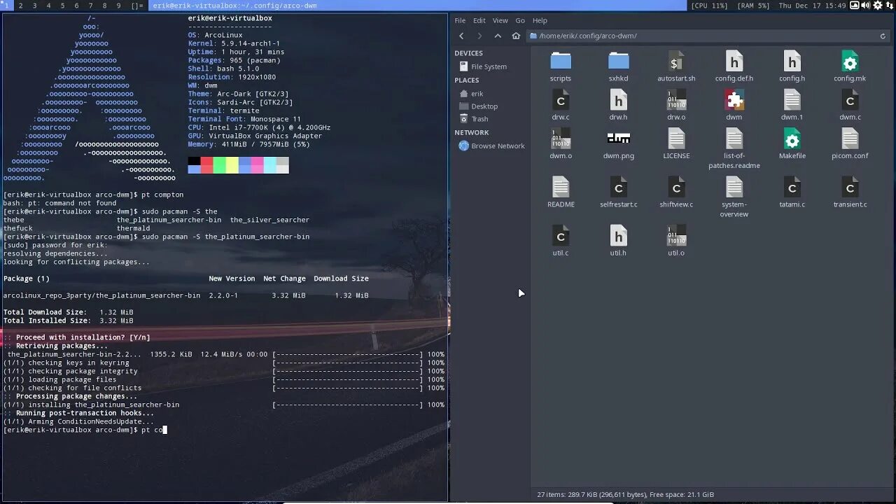 Arch git