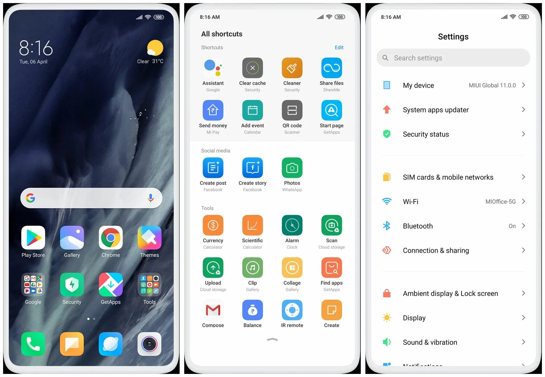 Как включить экран miui. Miui скриншоты. приложения miui. стандартные программы xiaomi. miui устройства.