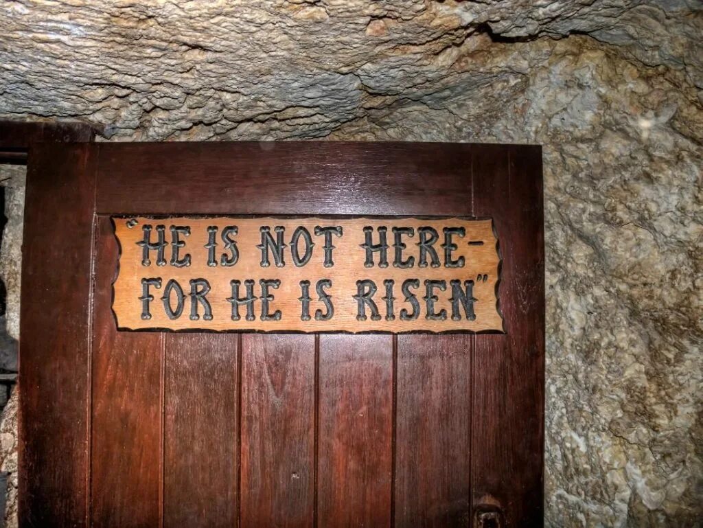 He is not here he is risen. He is not here because he. He is not here because he. People hated him because he told them the truth. She is.