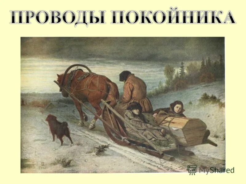 василий перов. 1865. василий перов. 1865. картина проводы покойника василия перова.