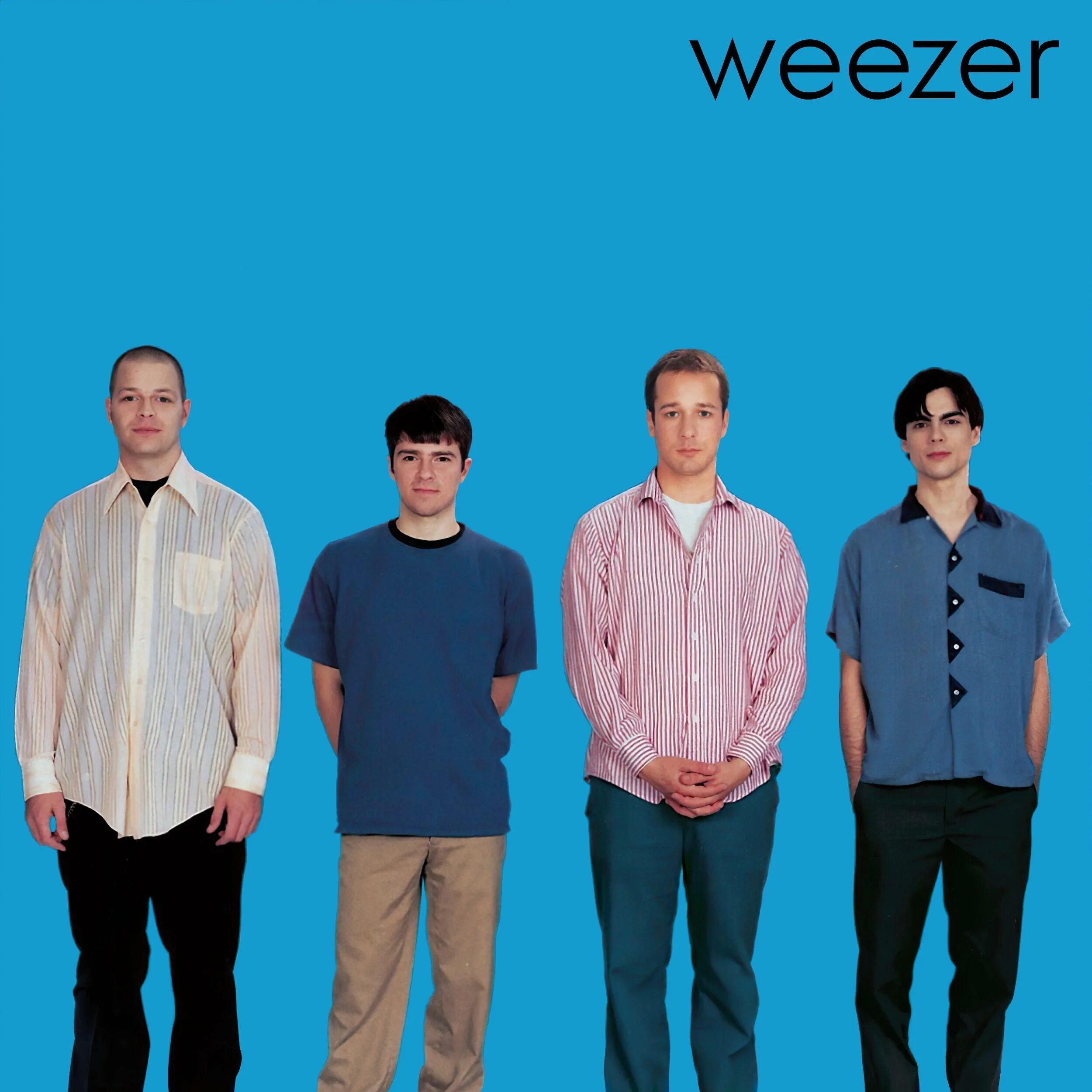 Weezer обложка. Weezer 1994. Weezer blue album обложка. Weezer blue album cover. Weezer в молодости.