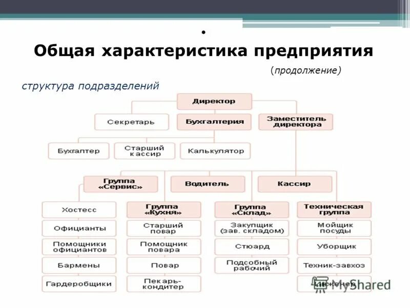 Общая организационная структура предприятия. Общая характеристика предприятия. Описание структурного подразделения организации. Характеристика организации структуры организации. Характеристика описание предприятия