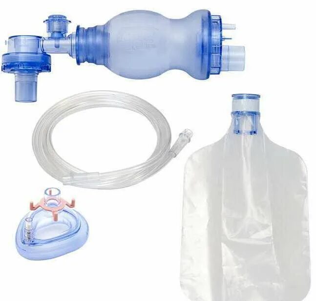 Мешок Амбу (аппарат дыхательный BAGEASY 562048). ИВЛ новорожденных мешком Амбу. Аппарат ИВЛ Амбу. Аппарат искусственной вентиляции легких Амбу (мешок Амбу).
