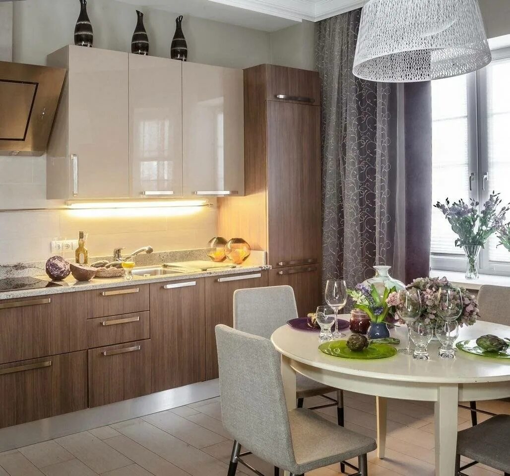 Сделать недорогую кухню. Кухня капучино леруа мерлен. Кухни угловые малогабаритные. Кухня 9 кв. Интерьер кухни.