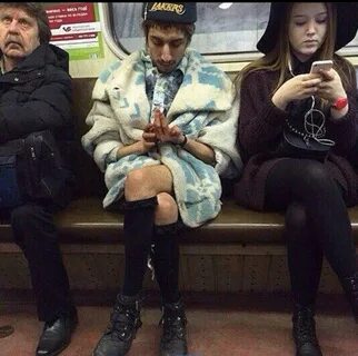 Мужик в метро