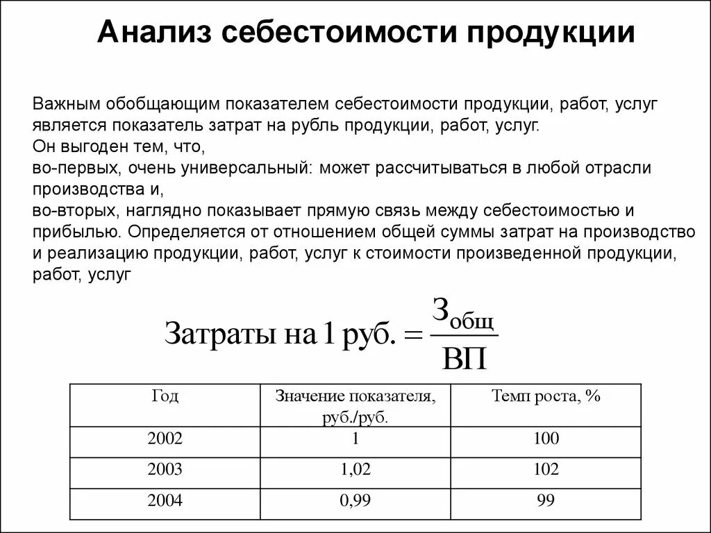 Рассчитайте объем товарной продукции. Анализ себестоимости. Анализ себестоимости единицы продукции. Себестоимость единицы изделия. Анализ затрат и себестоимости продукции.