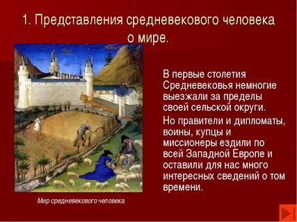 Представления человека о себе и мире