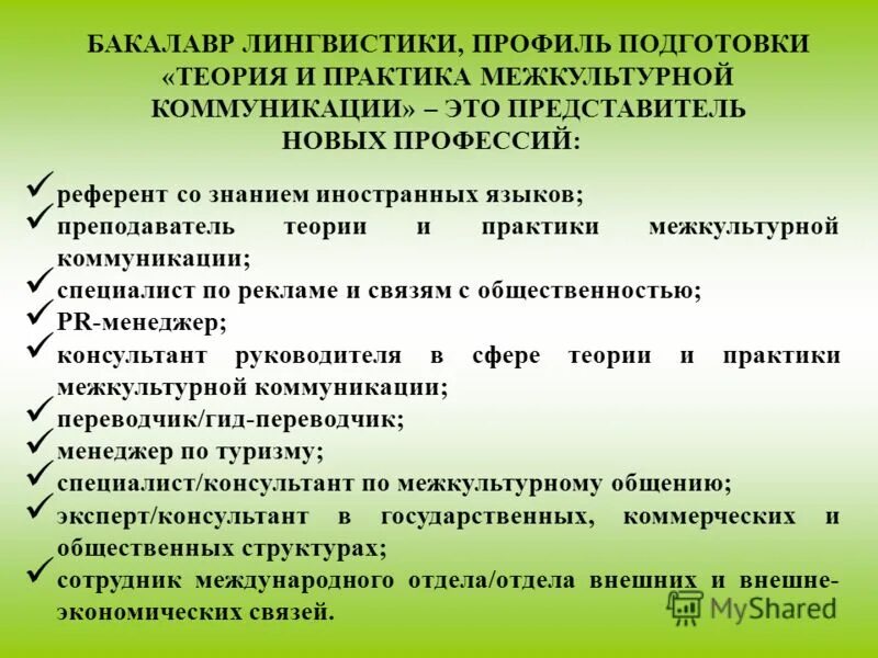 Межкультурная коммуникация практика