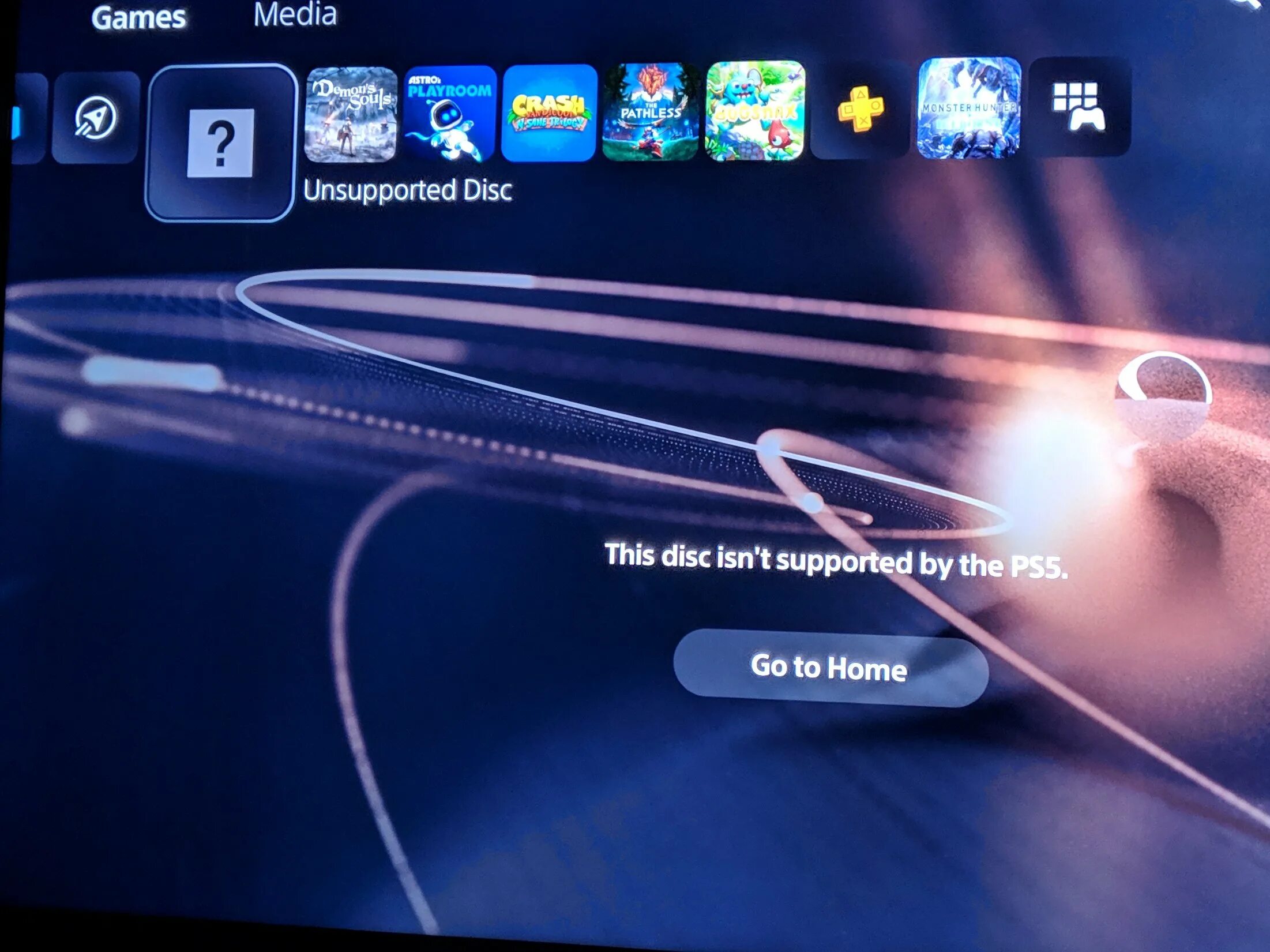 Экран загрузки ПС 5. Ps5 экран. Диски ps5. Неподдерживаемый диск пс5.