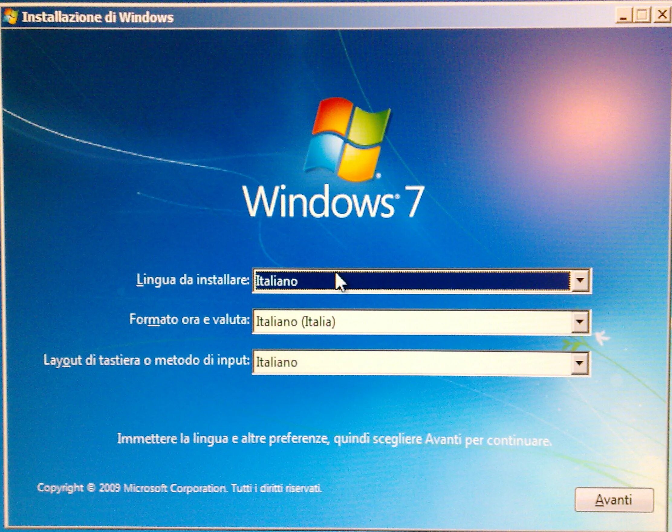 Перейти windows 7