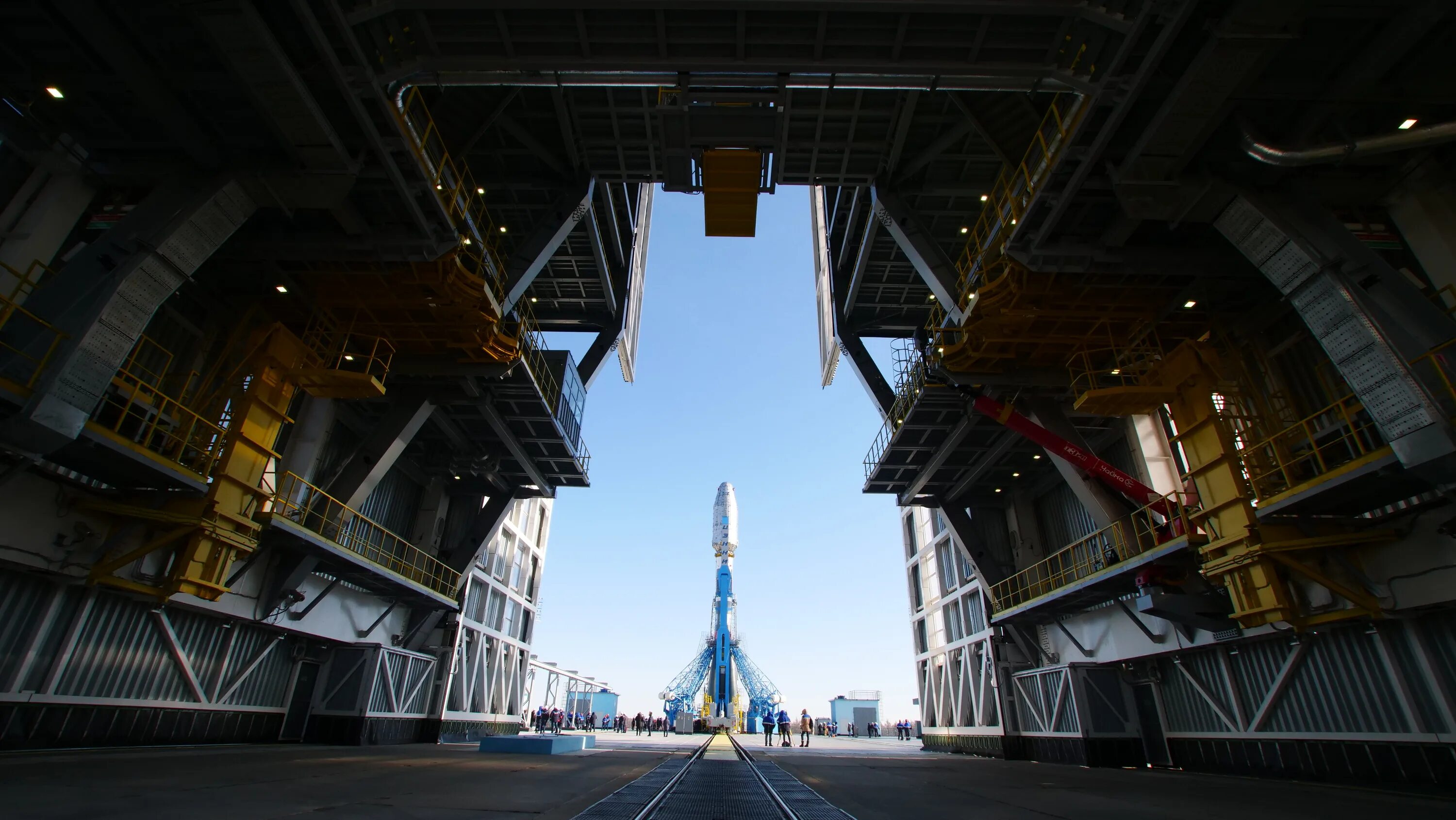 Launched into space