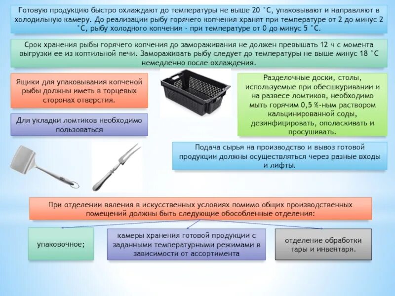 Пройти дистанционное гигиеническое. Хранение готовых рыбных продуктов. Температура реализации готовой продукции. Охлаждение продуктов на производстве. Изучение сроков и режимов хранения рыбной продукции.