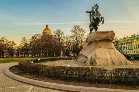 Достопримечательность санкт петербурга памятник петру первому