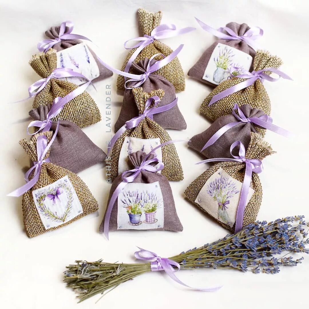 Лавандовые мешочки. Поделки из лаванды. Как сделать саше. Мешочки с лавандой своими руками. Изготовление саше.