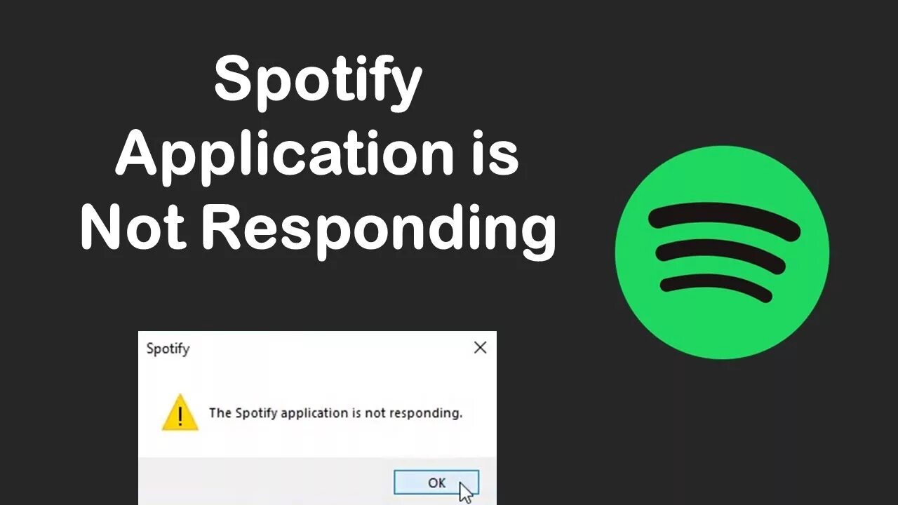 The spotify application. The spotify application not responding. the spotify application is not responding. spotify app.