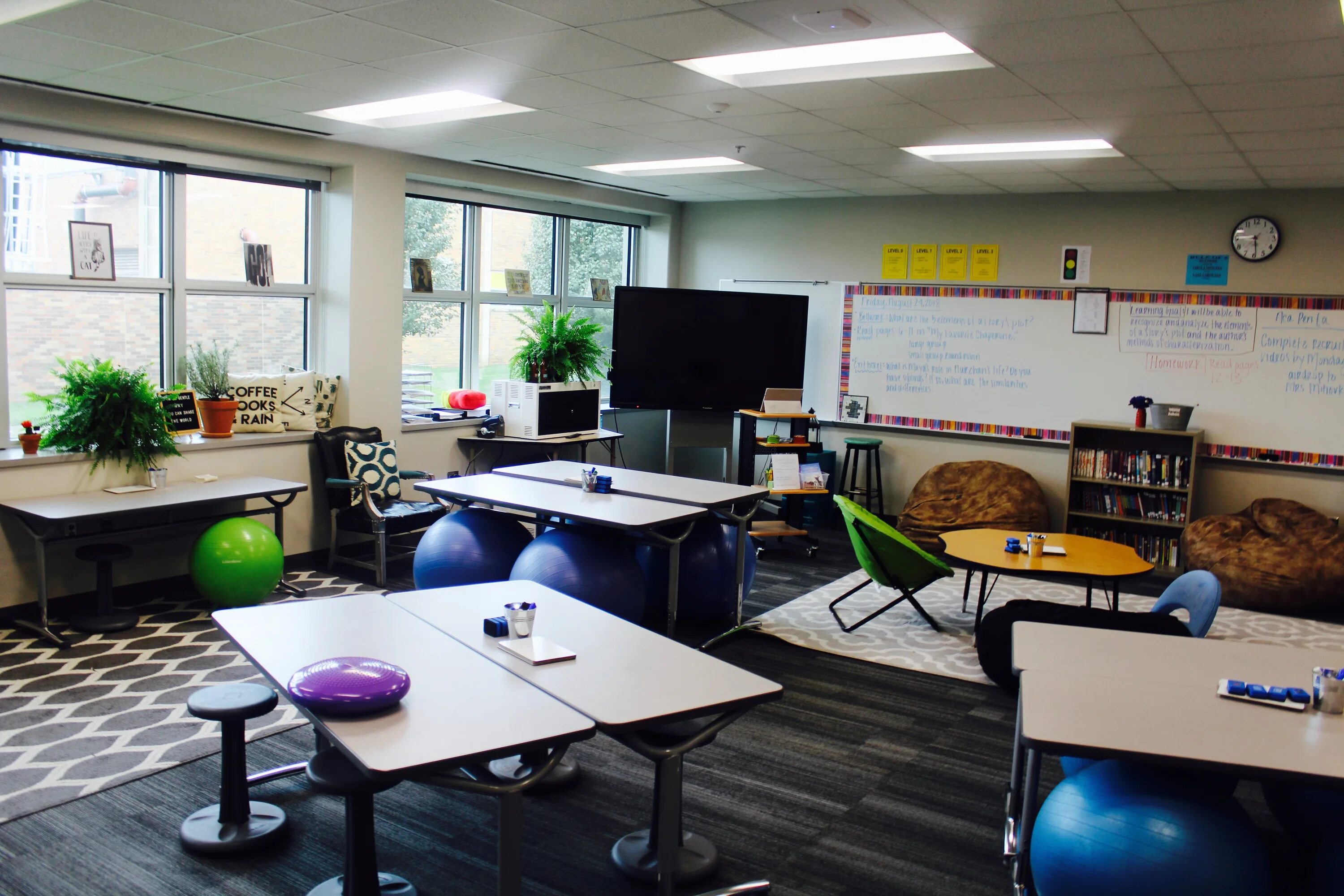 Cool class. Cool classroom. cosy classroom. classroom rock collection. coolest class.