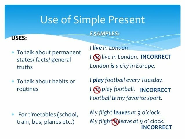 He play football present simple. Present simple usage. Present simple use. Use в презент Симпл. Present simple Habits.