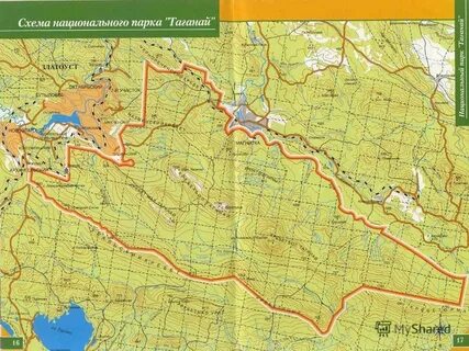 Карта нац парка