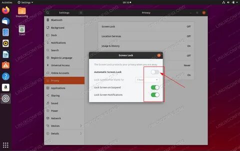 Отключить ubuntu