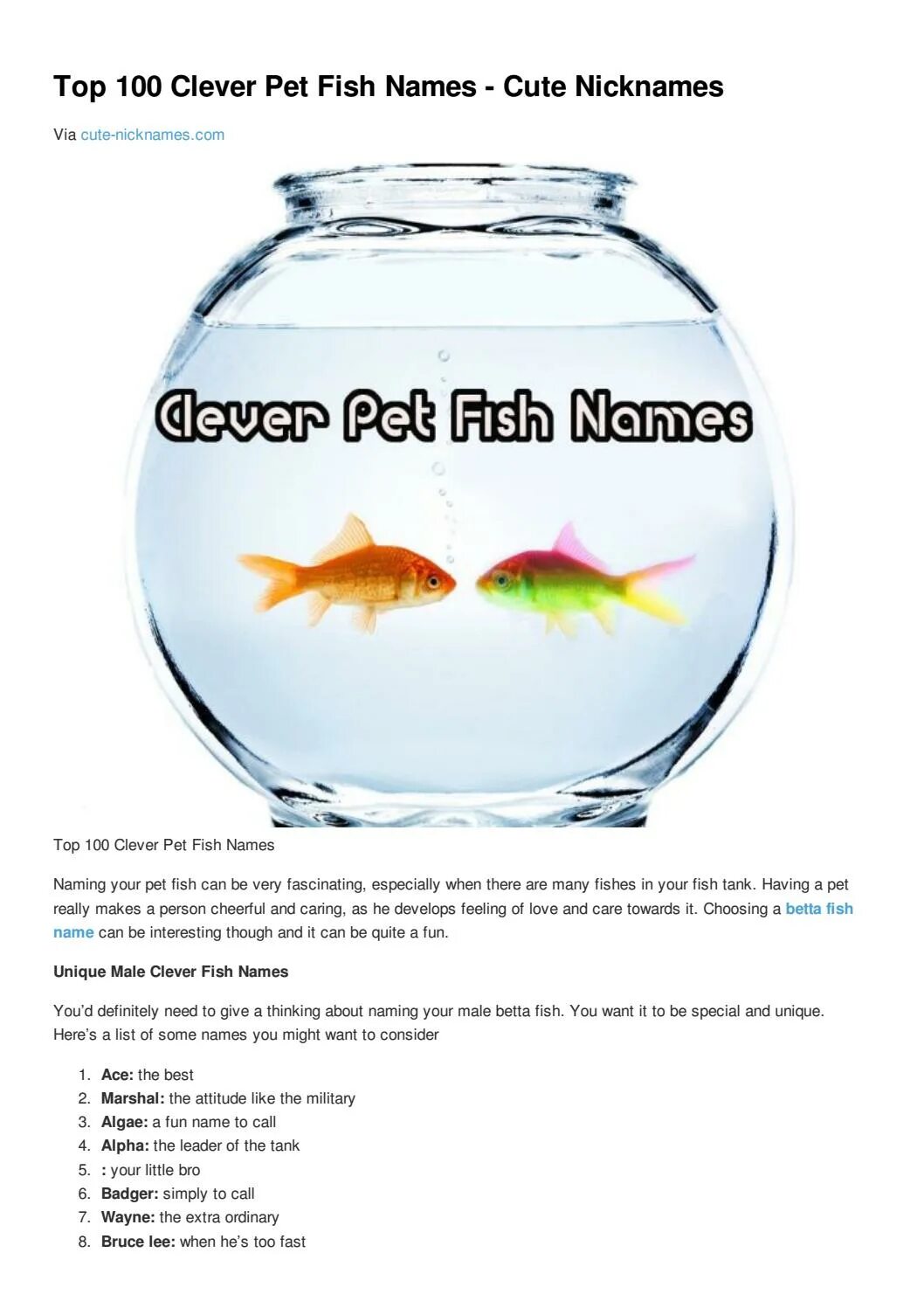 Fish name. Fish names list. Имя Fish. Рыба Clever. Clever Pet.