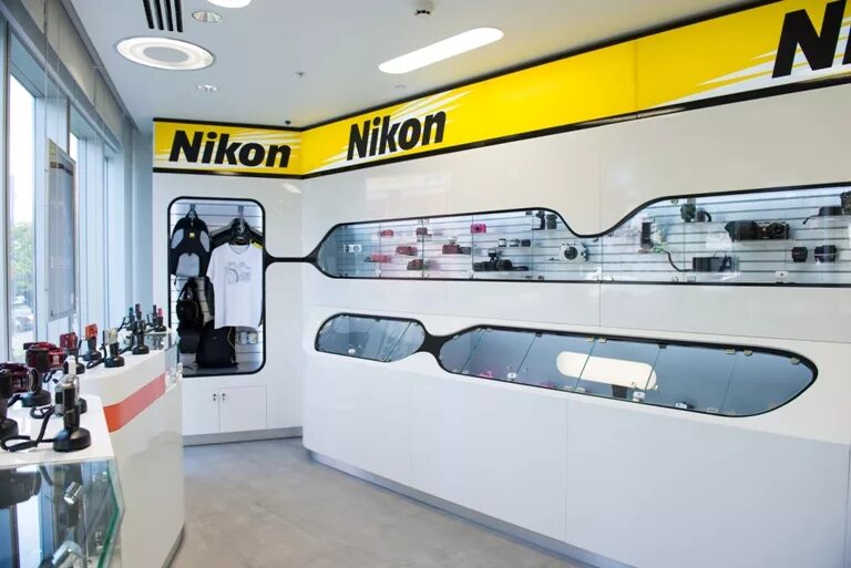 Магазин Nikon. Компании магазинов. Nikon shop Sweden.