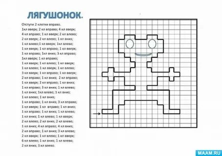Рисунки по клеткам 7 класс