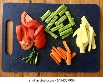 Slicing vegetables