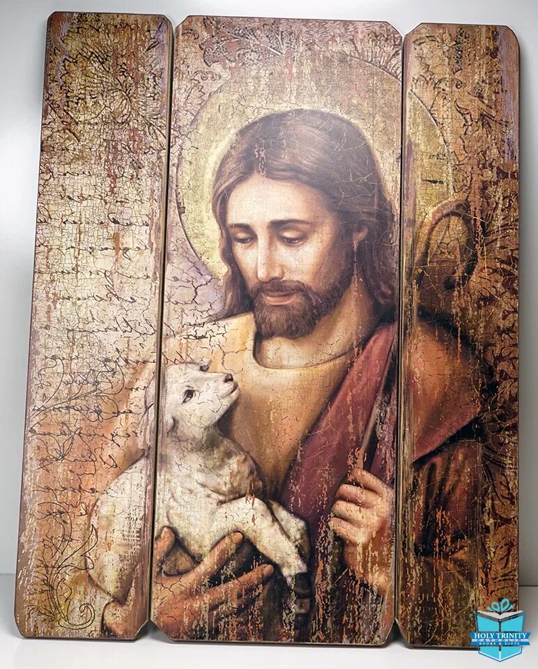 Христос пастырь. Добрый Пастырь картина Джованни. Икона Спасителя Пастырь добрый. Иисус добрый Пастырь.