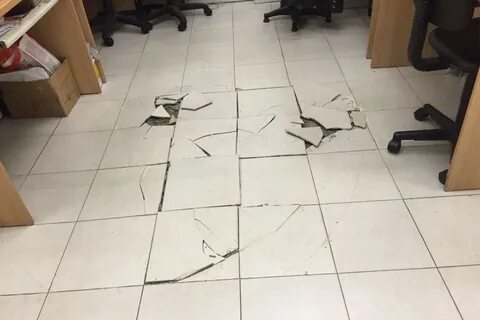 Broken floor