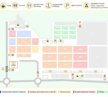 Рынки пятигорска на карте