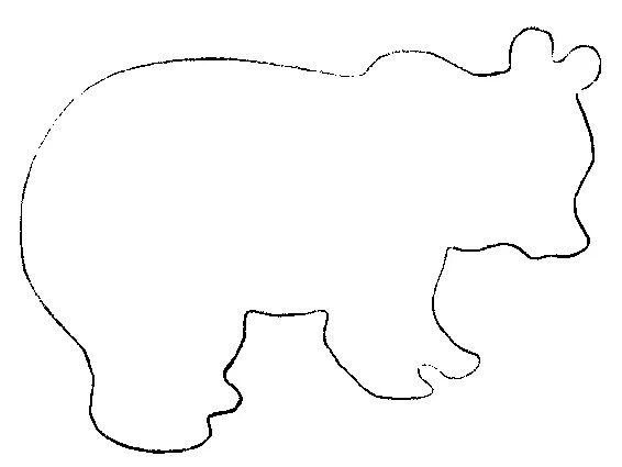 Шаблон медведя для вырезания из бумаги распечатать Top 10 polar bear template ideas and inspiration
