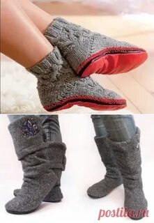 Носки из свитера